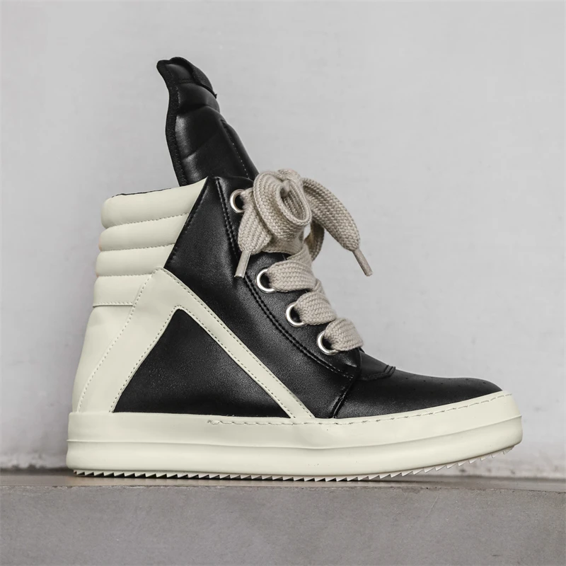 Mens Fashion Trainers - รองเท้าผ้าใบลำลองผู้ชายสุดหรู สไตล์สตรีท รองเท้าบูทแฟชั่นผู้ชาย เพิ่มความสูง น้ำหนักเบา รองเท้ากีฬาลำลองผู้หญิง