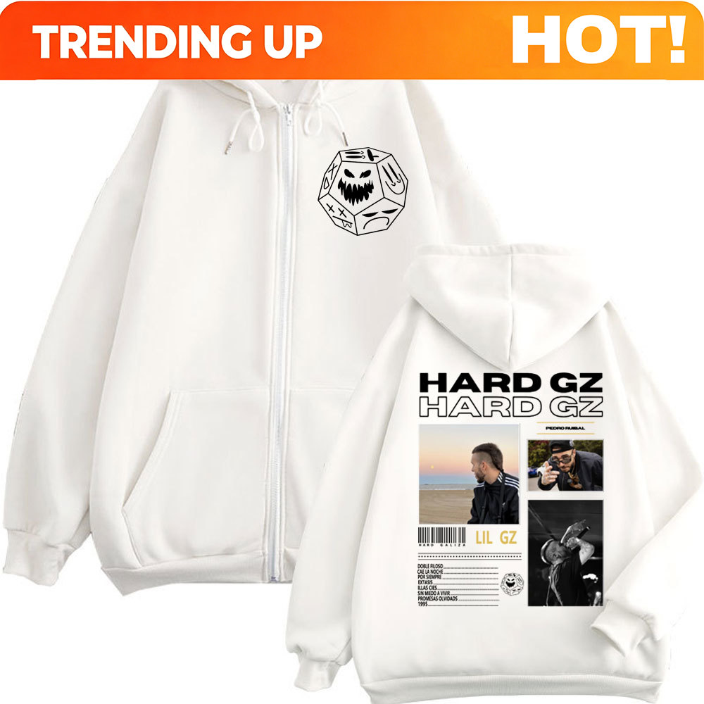 Mens Fashion Zip Up Hoodies - เสื้อฮู้ดซิป HARD GZ Tour 2025 สำหรับผู้ชายและผู้หญิง