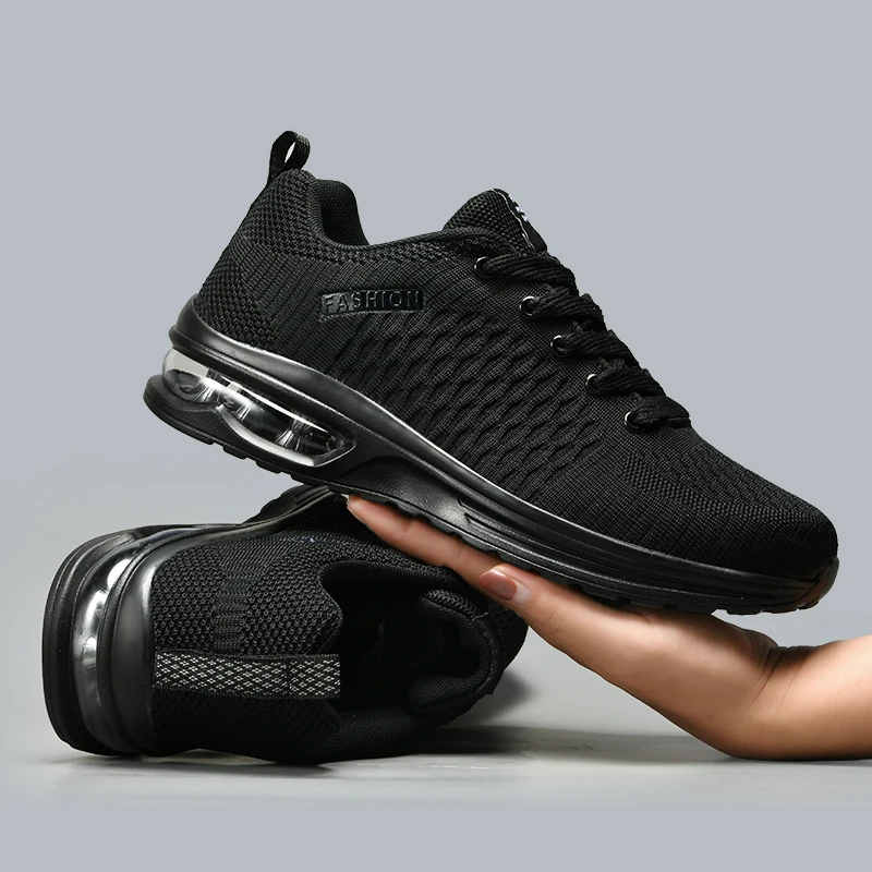 Mens Fashion Trainers - รองเท้าวิ่งชายรองเท้า Lace Up รองเท้าผ้าใบแฟชั่นน้ําหนักเบารองเท้าสบายๆชายตาข่ายเดินรองเท้าเทนนิสกลางแจ้งรองเท้าผู้ชาย PLUS ขนาด