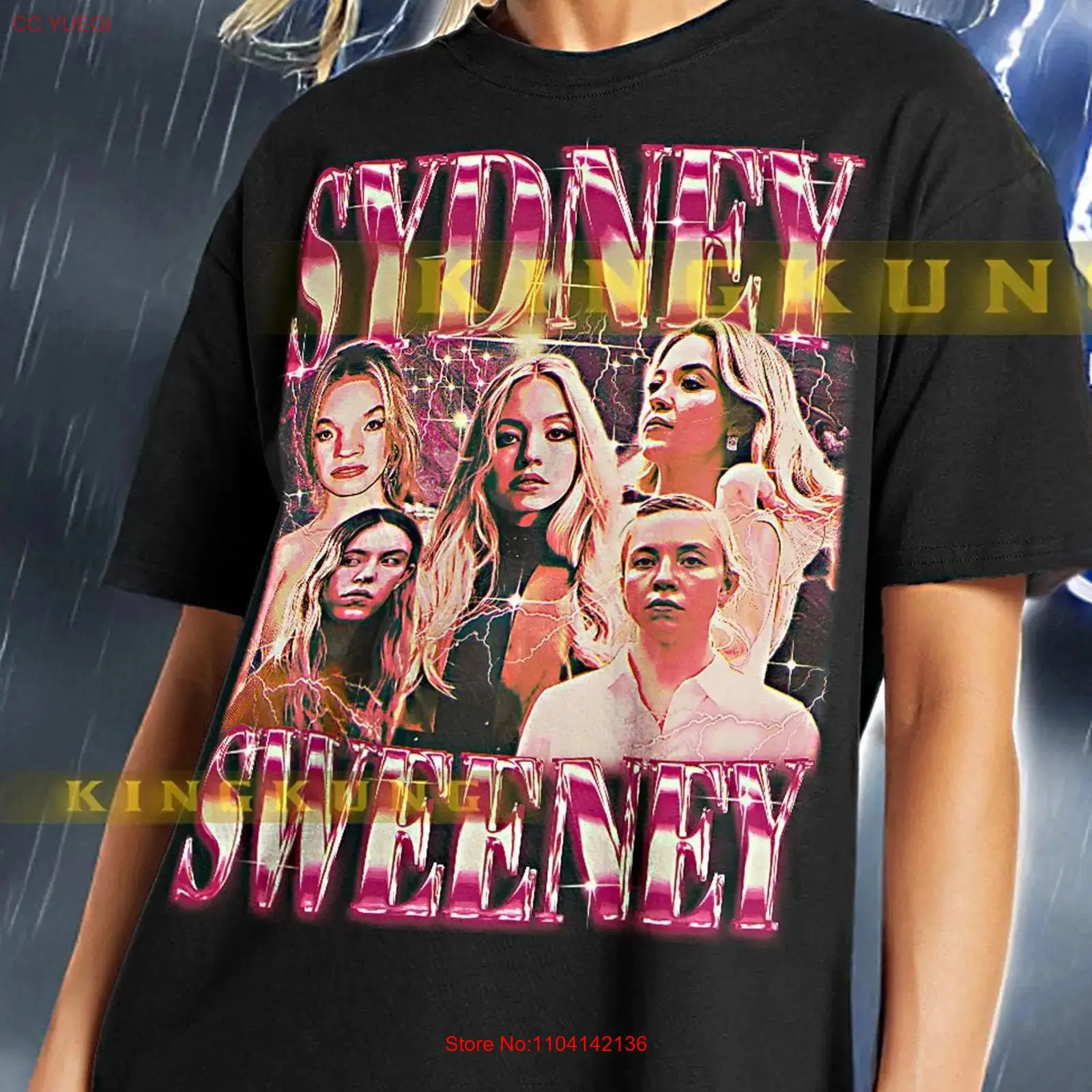 Men'S Fashion Sydney - SYDNEY SWEENEY เสื้อยืดวินเทจเรโทรยุค 90s Bootleg saf