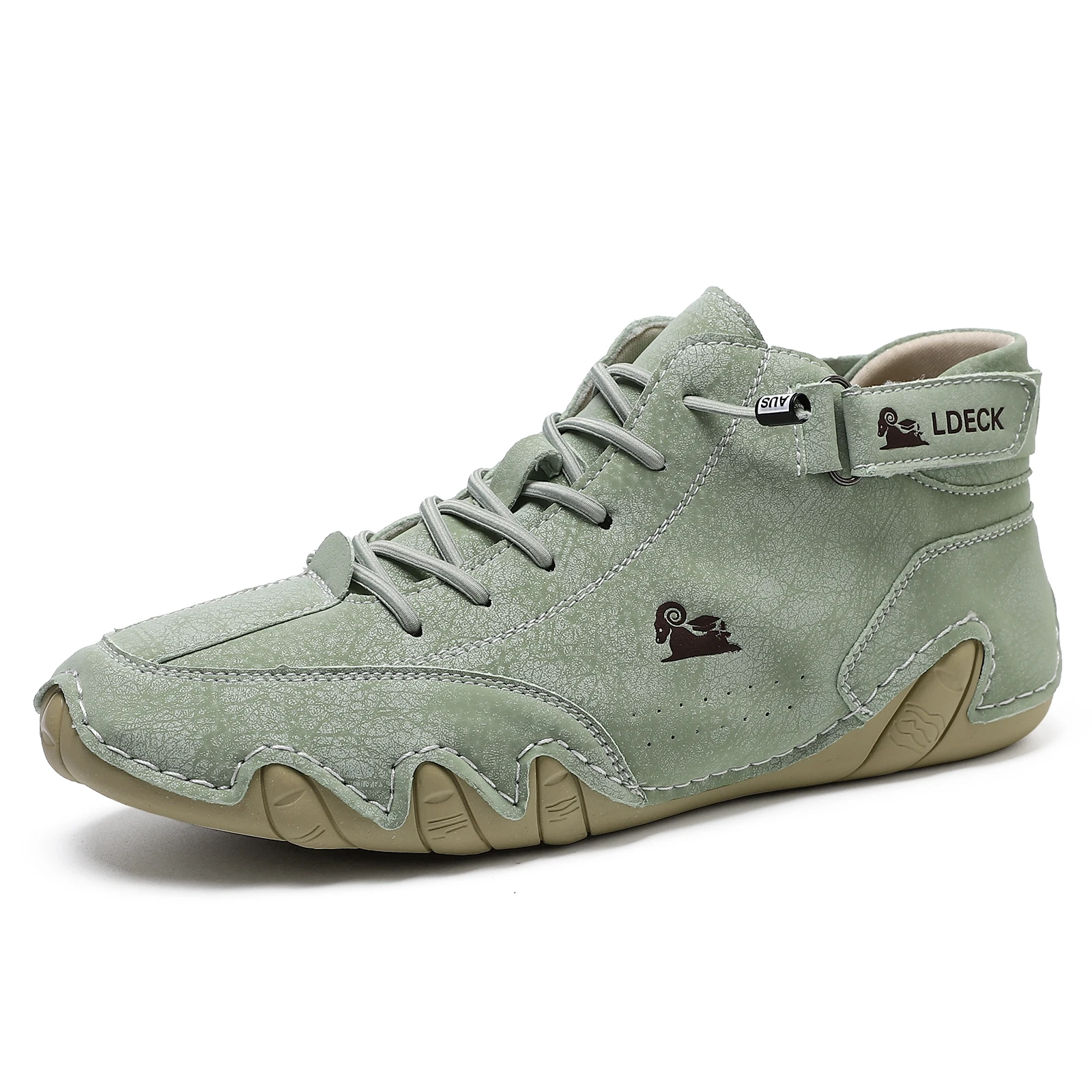 Mens Fashion Trainers - รองเท้าหนังผู้ชาย รองเท้าบูทหุ้มข้อ รองเท้าผ้าใบผู้ชาย 2026 รองเท้าลำลองแบบผูกเชือกน้ำหนักเบาสำหรับใส่กลางแจ้ง รองเท้าโลฟเฟอร์แฟชั่น