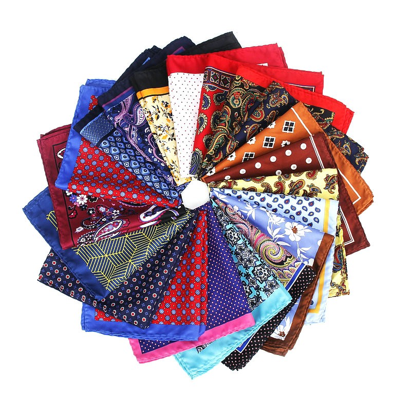 Men'S Fashion X - ใหม่แฟชั่นผู้ชายผ้าเช็ดหน้าPocket Squareยอดนิยม 32X32 ซม.ขนาดใหญ่Man Paisley Dotหน้าอกHankiesสำหรับงานแต่งงานชุดว่ายน้ำHanky