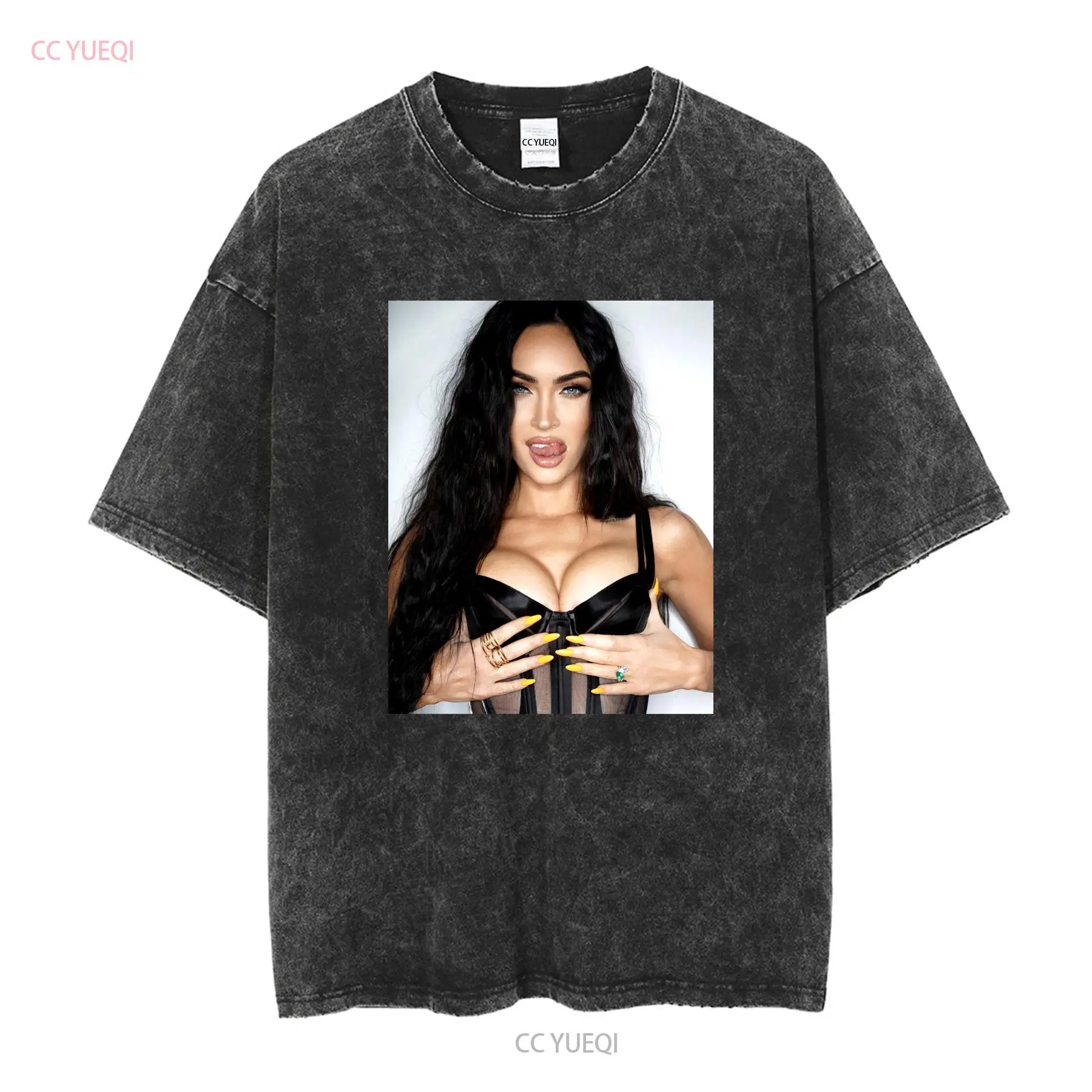 Megan Fox T เสื้อโปสเตอร์แขนยา - Poster Men Fashion บทวิจารณ์และราคา