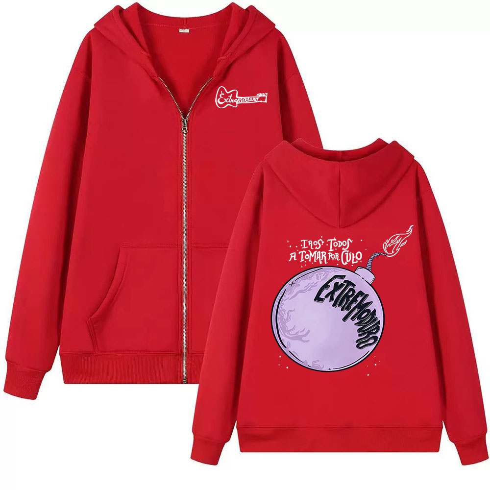 เสื้อฮู้ดซิป Band Extremoduro  - Mens Fashion Zip Up Hoodies บทวิจารณ์และราคา