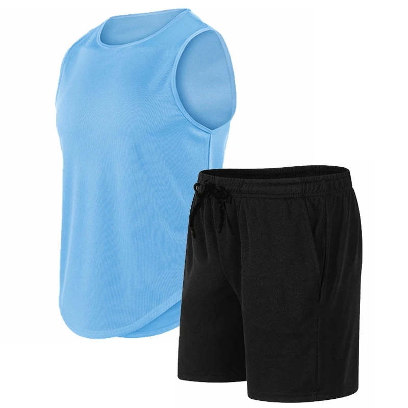 ชุดเสื้อยืดแขนกุดคอกลมสำหรับผู - Mens Fashion Summer บทวิจารณ์และราคา