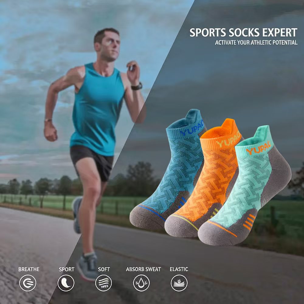ถุงเท้ากีฬาแบบสั้น 1/3 คู่ สำห - Socks Ankle Men บทวิจารณ์และราคา