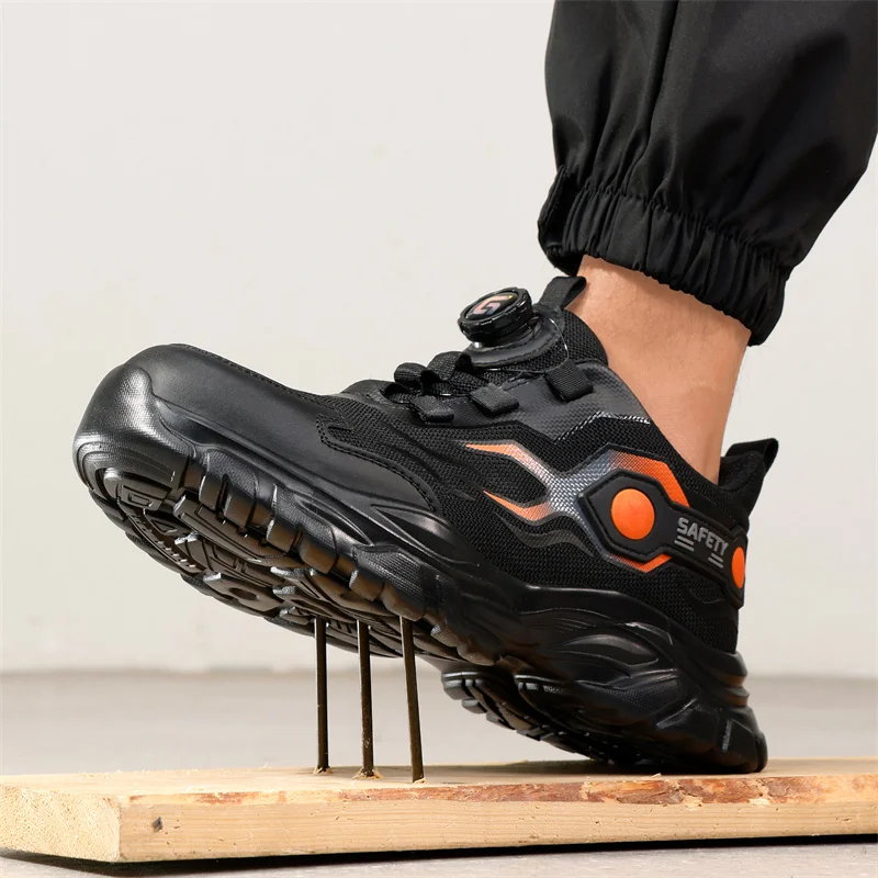 รองเท้าทำงานหัวเหล็กสำหรับผู้ช - Mens Fashion Trainers บทวิจารณ์และราคา