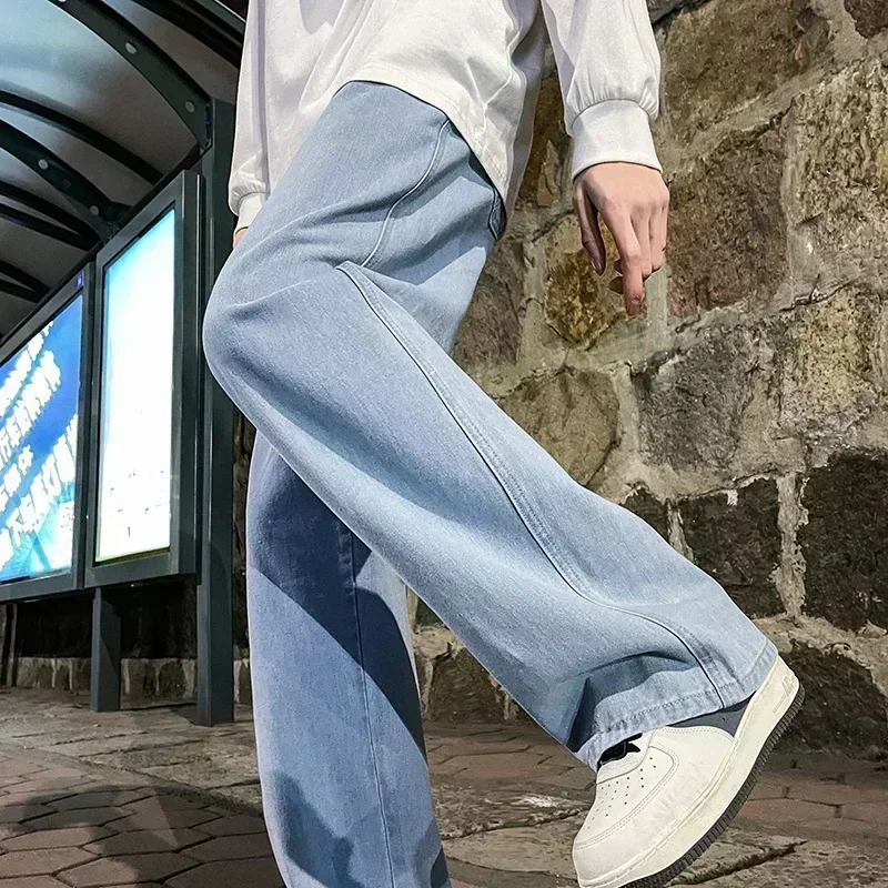 กางเกงยีนส์ผู้ชายสไตล์เกาหลี แ - Men'S Fashion Grey Jeans บทวิจารณ์และราคา