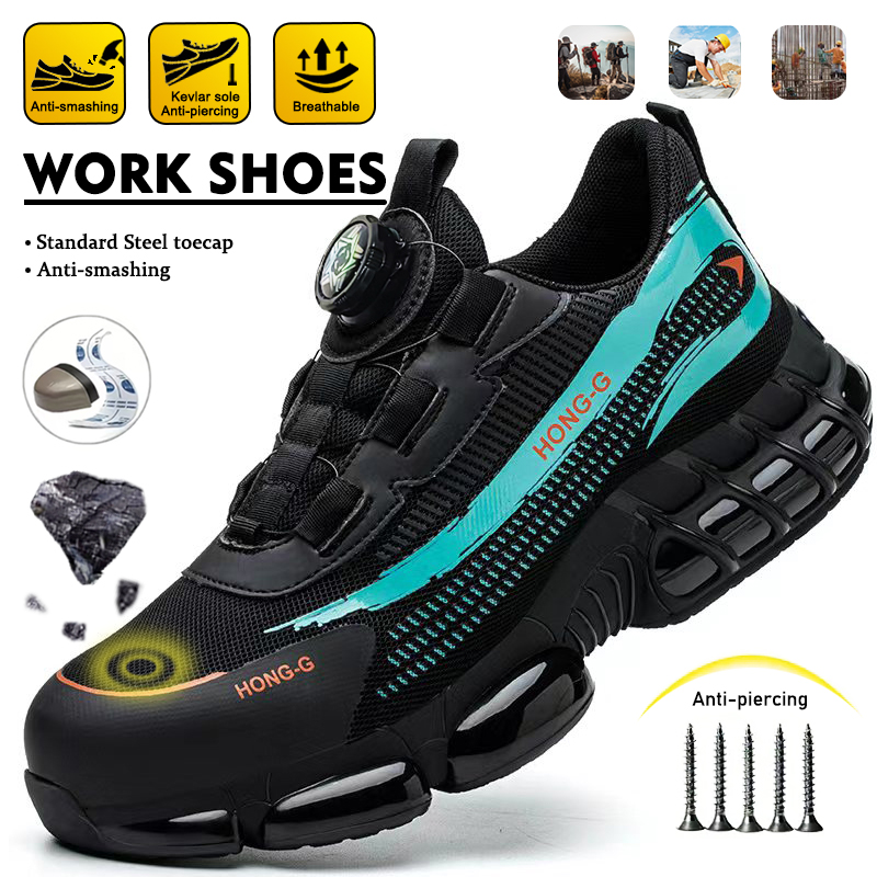 รองเท้าบูทงานเหมืองแฟชั่นปุ่มห - Mens Fashion Trainers บทวิจารณ์และราคา