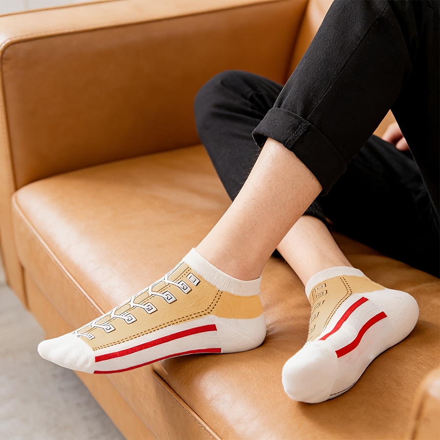 ถุงเท้าผู้ชายแบบสั้น 5 คู่ สำห - Socks Ankle Men บทวิจารณ์และราคา