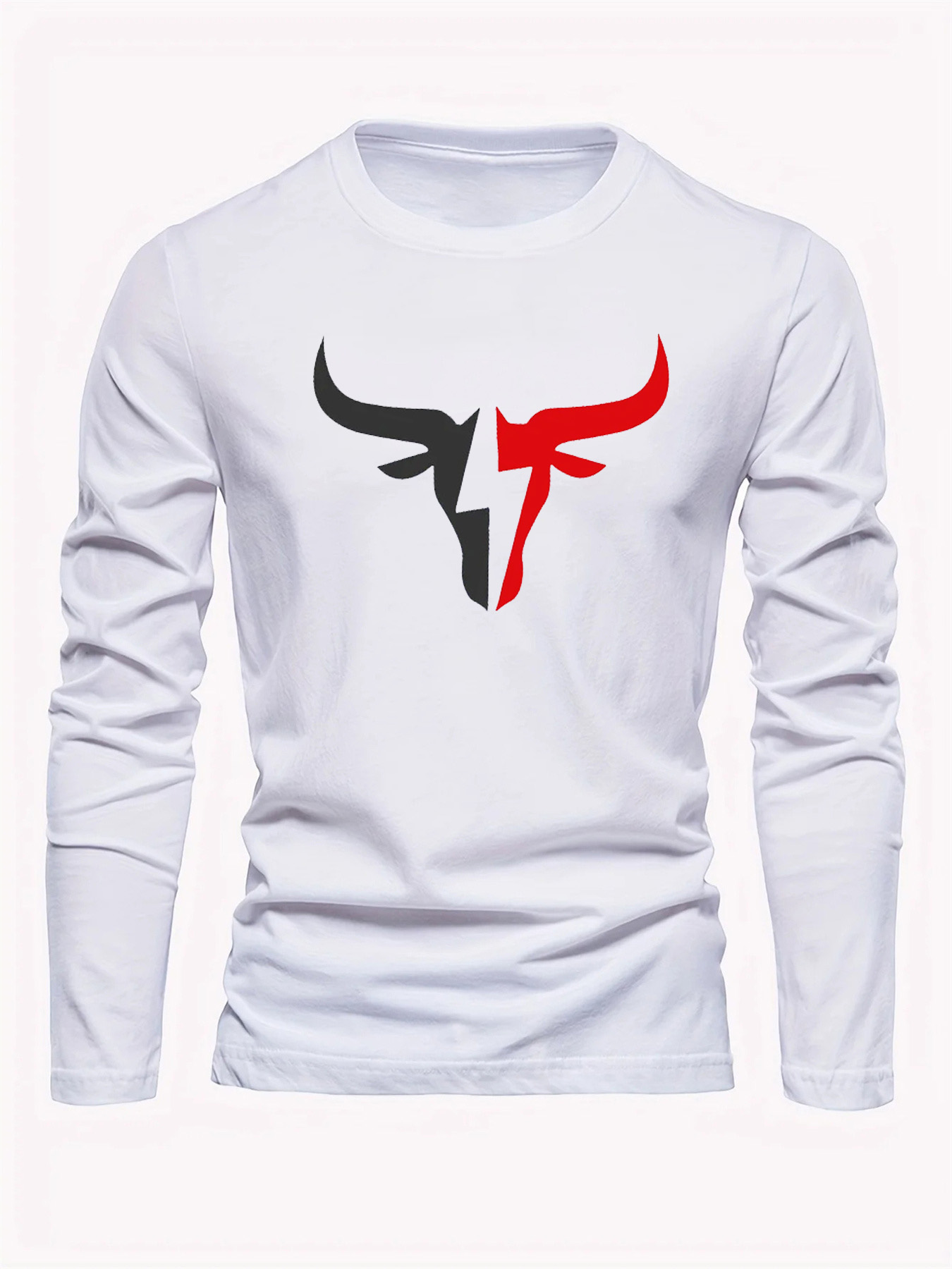 เสื้อยืดแขนยาวผู้ชายสีพื้นเรีย - Mens Fashion Clothes บทวิจารณ์และราคา