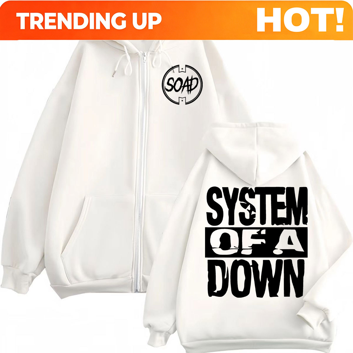 เสื้อฮู้ดซิปพิมพ์ลายวงดนตรี Ro - Mens Fashion Zip Up Hoodies บทวิจารณ์และราคา