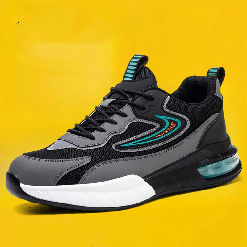 รองเท้าบูทนิรภัยหัวเหล็กแฟชั่น - Mens Fashion Trainers บทวิจารณ์และราคา