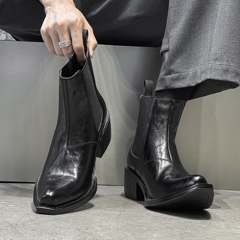 รองเท้าบูทเชลซีทรงสูงสไตล์พังก - Men'S Fashion News บทวิจารณ์และราคา