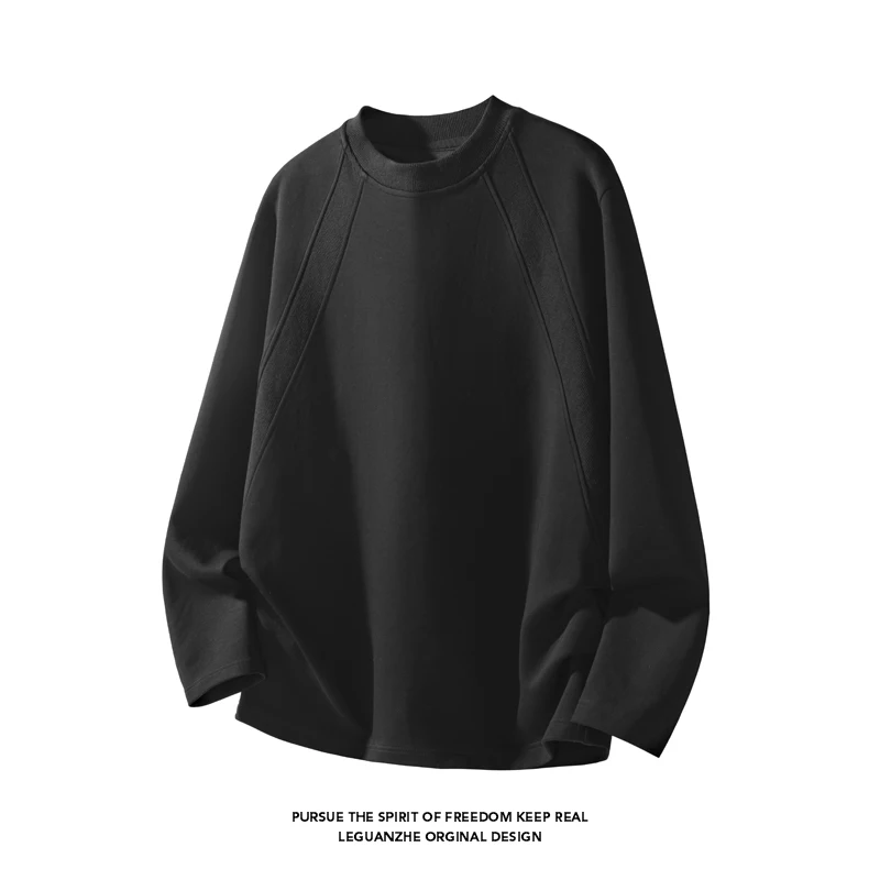 เสื้อยืดแขนยาวคอกลมทรงโอเวอร์ไ - Men'S Fashion T Shirts บทวิจารณ์และราคา