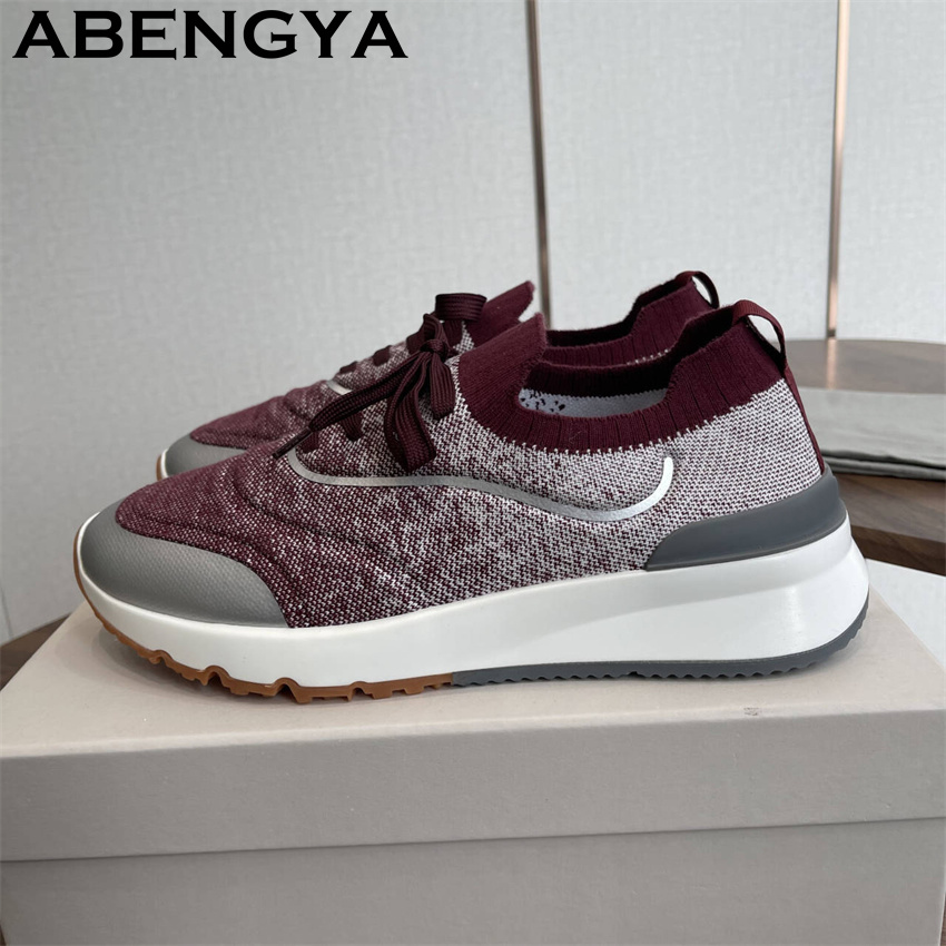 รองเท้าโลฟเฟอร์ถักหลากสีสำหรับ - Mens Fashion Trainers บทวิจารณ์และราคา
