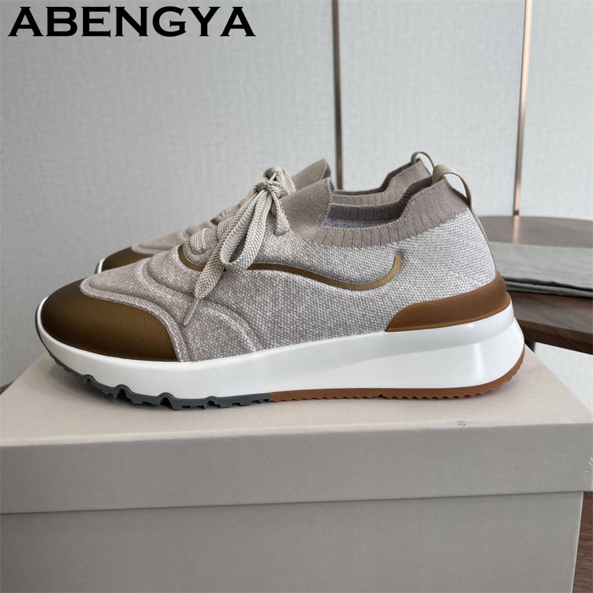 รองเท้าโลฟเฟอร์ถักหลากสีสำหรับ - Mens Fashion Trainers บทวิจารณ์และราคา