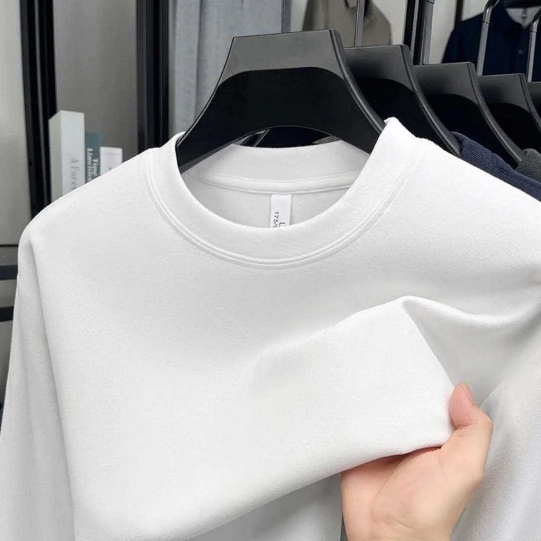 เสื้อยืดแขนยาวคอกลมผู้ชาย แบรน - Mens Fashion Clothes บทวิจารณ์และราคา